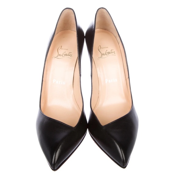Christian Louboutin Corneille Pointed-Toe Pumps Black 💯 Size: 6.5 | IT 36.5 - Picture 3 of 8